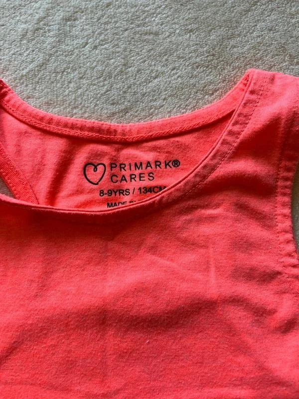 primark coral dress – 8/9 years – photo 2